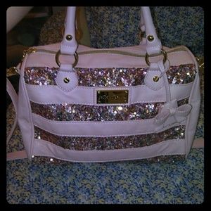 Bestey johnson pink sparkle bag